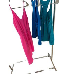 Socialite Hot Pink dress and two Lucy tank tops size xs